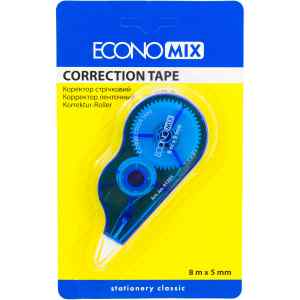 Коректор-стрічка Economix, 8 м х 5 мм Е41301 - фото 1