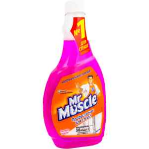 Засіб для миття скла Mr Muscle, змінна пляшка, 500 мл, лісова ягода - фото 1