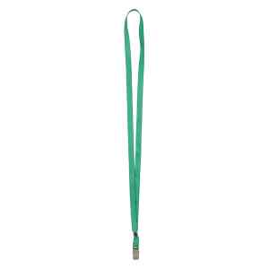 Шнурок для бейджа  Axent с металлическим клипом,зеленый - фото 1