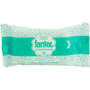 Серветки вологі Fantee, в упаковці 15 штук, антибактеріальні - фото 1