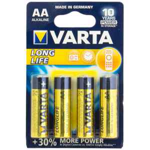 Батарейка АА, Varta LR06, 4 шт. - фото 1
