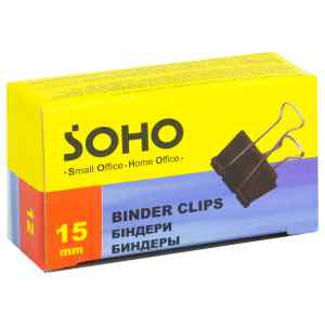 Биндеры Soho, 15 мм, в упаковке 12 шт. - фото 1