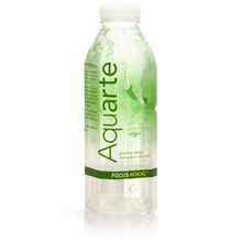Вода Aquarte Фокус з екстрактом женьшеню та смаком яблука, 0,5 л, ПЕТ12 шт - фото 1