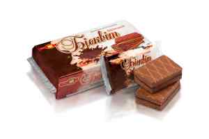 Бісквіт-коктейль Бісквіт Шоколад, шоколадний, 330 гр., коробка - фото 1