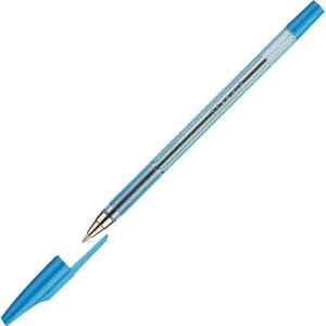 Ручка кулькова Beifa АА 927, прозорий корпус, синя - фото 1