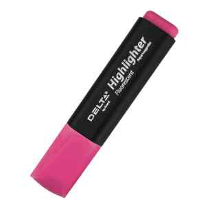 Маркер текстовый Highlighter D2501, цвет розовый - фото 1