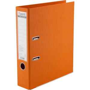 Папка-регистратор, 70 мм, А4, Axent Prestige, двухсторонняя, оранжевая - фото 1