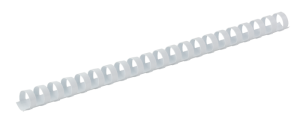 Пружины пластиковые Buromax для переплета, 12 мм, 100 шт, белые - фото 1