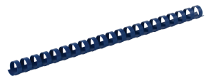 Пружины пластиковые Buromax для прошивки, 6 мм, 100 шт, синие - фото 1