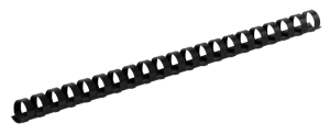 Пружини пластикові Buromax для прошивання, 51 мм, 50 шт, ЧОРНІ - фото 1