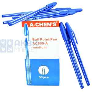 Ручка кулькова A-Chen's 555, синя - фото 1