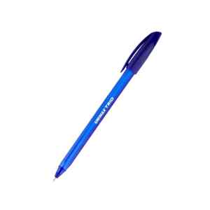 Ручка шариковая Unimax Trio 1мм, синяя - фото 1