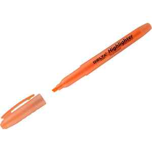 Маркер текстовый  Highlighter D2504, оранжевый - фото 1