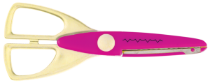 Ножницы детские 165 мм зиг-заг фиолетовые - фото 1