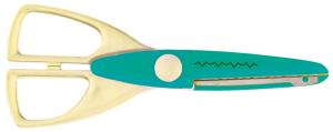 Ножиці дитячі Zibi 5020, 165 мм, Зіг-Заг, бірюзові - фото 1