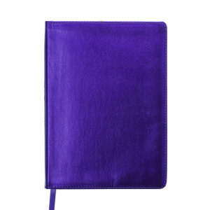 Щоденник недатований METALLIC, A5, 288 стр. фіолетовий - фото 1