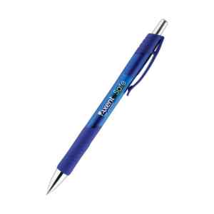 Ручка гелевая автоматическая 0.5 Axent Safe, синяя - фото 1