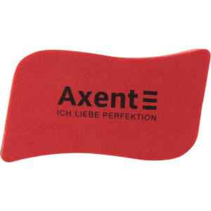 Губка для доски магнитная, Axent Wave 11х5,7 см, красная - фото 1