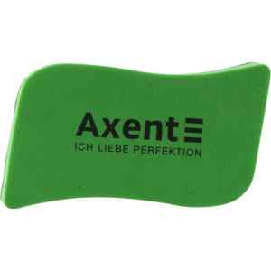 Губка для доски магнитная, Axent Wave 11х5,7 см, зеленая - фото 1