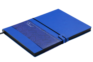Діловий блокнот А5 Buromax Travel  Logo2u синій, 96арк., клітинка - фото 1
