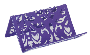 Підставка для візиток Barocco, фіолетовий - фото 1