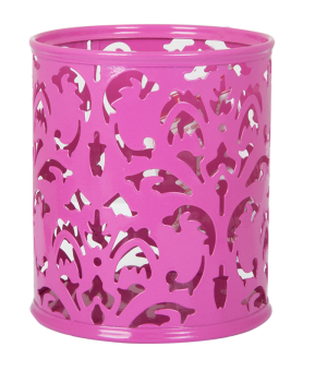 Подставка-стаканчик для ручек Barocco, розовый - фото 1