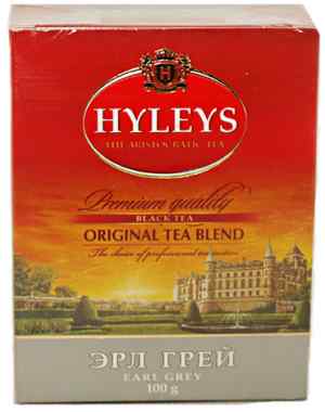 Чай чорний 100 грам, Hyleys Earl Grey  - фото 1