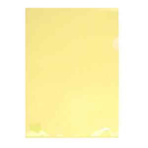 Папка-уголок А4, Axent 170 мкм, прозрачно-глянцевая, желтая - фото 1