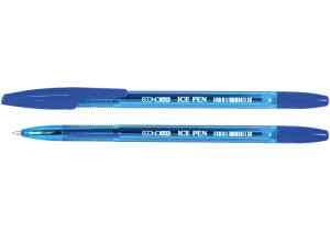 Ручка кулькова Economix Ice Pen, синя - фото 1