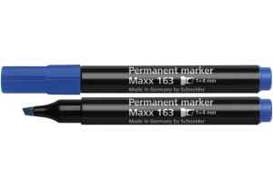 Маркер перманентный Schneider Maxx 160, 1-3 мм, синий - фото 1