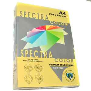 Папiр кольор. Spectra Color А4, 75 г/м2, 500 л,  Yellow IT 160 - фото 1