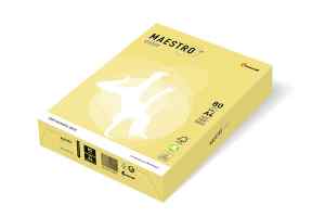 Папір кольоровий Maestro Color Trend А4, 80 г/м2, жовтий(lemon yellow) ZG34, 500 арк. - фото 1