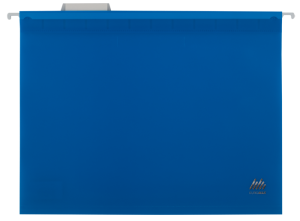 Файл підвісний пластиковий Buromax A4, синій - фото 1