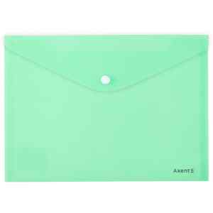 Папка-конверт на кнопці А5 Axent, Pastelini,180 мкм, не прозора, неом