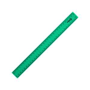 Лінійка пластикова DELTA.30 см. зелена - фото 1