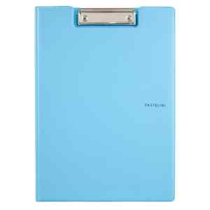 Папка-планшет с верхним прижимом А4 Axent Pastelini, голубая - фото 1