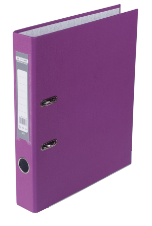 Папка -регистратор, 50 мм, А4, Buromax , односторонняя, фиолетовая - фото 1