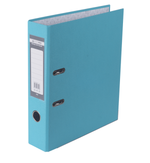 Папка -регистратор, 70 мм, А4, Buromax , односторонняя, голубая - фото 1