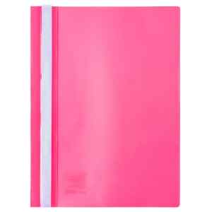 Скоросшиватель А4, Axent прозрачная верхняя обложка, розовый - фото 1