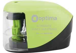 Точилка электрическая Optima 40650, салатовая - фото 1