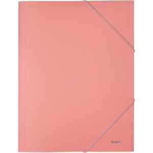 Папка на гумках пластикова А4 Axent Pastelini, 430 мкм, не прозора, рожева - фото 1