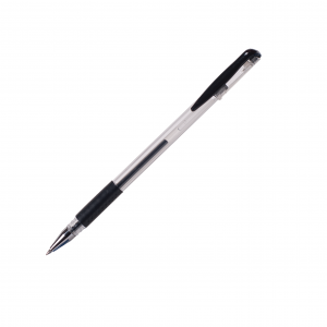 Ручка гелева JOBMAX, 0,7мм., ЧОРНА - фото 1