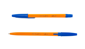 Ручка шариковая  Buromax ORANGE синяя - фото 1
