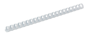 Пружини пластикові Buromax для прошивання, 6 мм, 100 шт, білі - фото 1