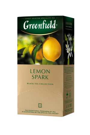 Чай чорний 25 пак., Greenfield Lemon Spark - фото 1