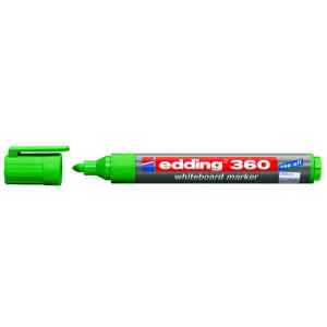 Маркер для письма на сухостираемой доске и гладких поверхностях Edding 360, 1,5 - 3 мм, круглый зеленый - фото 1