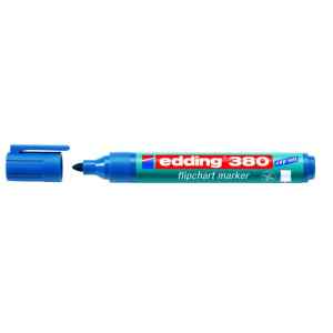 Маркер флiпчартiв Edding 380,1,5 - 3 мм, круглий кiнчик синій - фото 1