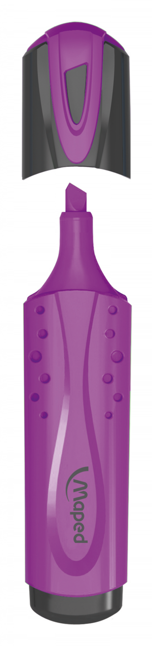 Маркер текстовый Maped Fluo Peps, 1-5 мм, фиолетовый - фото 1