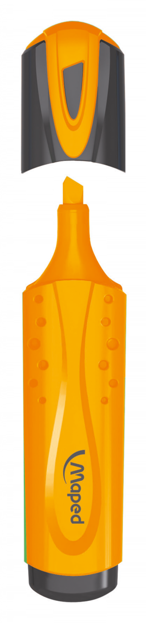 Маркер текстовый Maped Fluo Peps, 1-5 мм, оранжевый - фото 1