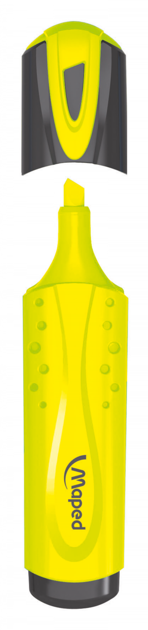 Маркер текстовый Maped Fluo Peps, 1-5 мм, желтый - фото 1